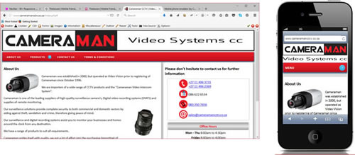 Cameraman CCTV website