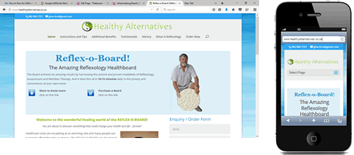 Healthy Alternatives reflexology board
