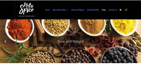 New website for Nutrispice