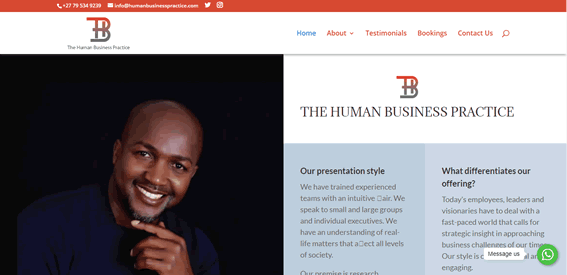 Human Business Practice website