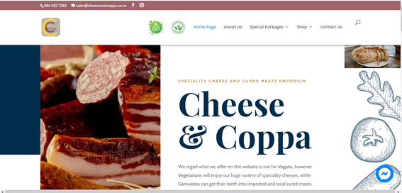 Online shop for Cheese and Coppa
