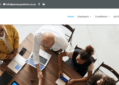 Personnel Acquisition website front page